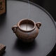 Shantou Lin Village ancient tripod old rock clay ceramic thread incense burner Wabi-sabi wind incense burner ornaments ancient tripod thread stove (including fine sand