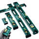 SATA level high-precision household multi-functional small aluminum alloy level balance decoration measuring ruler 916 91648-1800MM magnetic three-bubble level