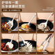 Jiyunmao silicone soup spoon, high temperature resistant food grade non-stick pot special spoon, household long handle soup spoon, large soup, newly upgraded soup spoon, lengthened, anti-scalding, thickened to protect the pot