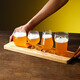 Fantasy craft beer insert card cup holder draft beer cup bistro glass cup small capacity whiskey scent cup set tulip cup 150ml