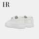 HR Helena women's shoes 2026 spring new fashion versatile commuter sneakers casual and comfortable genuine leather white shoes white 35