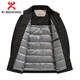 KBXNG Lapel Lapel Lightweight Down Jacket Men's Winter New Middle-aged Dad Korean Style Atmosphere Warm Casual Simple Outer Black M 170