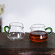 Zanghu Tianxia transparent heat-resistant glass fair cup with handle household thickened high temperature tea sea tea divider Kung Fu tea set accessories Cuiying fair cup 200ml