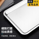 Tuojin pure flat bottom square plate 316L stainless steel extra thick rectangular tray dish dish household steam rice tray barbecue commercial extra thick medical grade 316L pure flat bottom deep plate 45*35*