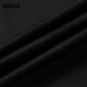 Edenbo (edenbo) shopping mall same style men's short-sleeved T-shirt summer new breathable casual versatile lapel polo shirt top men black M (165)