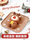 Qiao Bo Lai Christmas Elk Dessert Silicone Mold Baking Chocolate French Mousse Cake Cute Food Grade Mold Lollipop Sticks 100 Pack