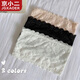 Jingxiaoer tube top bra for women, anti-exposure sexy bottoming shirt with inner wrap, lace, breathable, thin, one-piece, strapless, lace MOX (white + black)