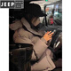 JEEP SPIRIT thickened short down jacket for men and women 2026 new winter youth student love bread coat loose jacket gray gray male XS recommended (85-110) Jin Jin equals 0.5 kg