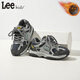 Lee children's shoes new winter plus velvet children's sports shoes student Velcro running shoes warm cotton shoes for boys and girls dark gray blue 26 recommended foot length 157mm
