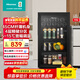Hisense 93-liter ice bar refrigerated home living room small refrigerator first-class energy efficiency fresh storage zone wide temperature adjustment JC-93ZVUM