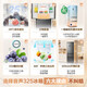 Rongsheng 325L French multi-door four-door double-cycle household refrigerator first-class energy efficiency variable frequency air-cooled frost-free ultra-thin small apartment maternal and infant space trade-in national subsidy air-cooled frost-free energy-saving refrigerator BCD-325WD18MP gray