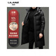 LILANZ Autumn and Winter New Graphene Long Down Jacket Men's Bread Jacket Extremely Cold Warm Over-the-Knee Jacket 14XL (190)