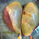 Pig gall is killed and found, fresh pig bile, gallbladder, dried pig gall, frozen pig gall, old recipe, 2 pieces of gall
