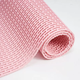 Yusenyi PVC plastic floor mat bathroom shower room entry door non-slip waterproof waterproof door mat thickened anti-fall pink 0.9 meters wide x 10 meters long