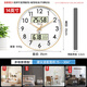 Uranus (Telesonic) automatic time radio controlled clock 2025 new wall clock living room clock temperature and humidity perpetual calendar clock wall hanging 35.5cm