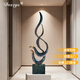 DEZZYS German brand is booming, light luxury art ornaments, entrance hall, office living room, fortune decoration, opening etiquette, high rise. Height is about 52cm.
