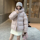 Bolison international first-line brand 95 white duck down down jacket women's short 2025 new small cloud puff hooded white XS 100Jin Jin equal to 0.5 kg or less