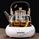 Bei Jingjie rice wine boiler winter wine warmer scalding wine kettle warmer kettle hot white and red wine artifact electric heating glass shochu kettle white stove + bamboo handle kettle 1000ML