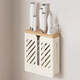 Tuojin imported quality log knife holder from Germany, cream style wall-mounted kitchen knife kitchen wall-mounted knife storage shelf home, log cream style chopstick tube + knife holder