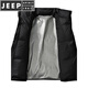 JEEP SPIRIT时尚轻薄羽绒服男士冬季2025新款立领保暖外套流行防寒面包服 灰色 M
