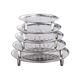 Yusenyi stainless steel steaming tray steamer household steamer grate kitchen steaming grid steamed bread steaming rack 18cm steaming tray stainless steel practical