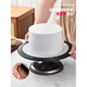 Cake turntable with non-slip surface for household baking and commercial decorating tray 14-inch aluminum alloy turntable