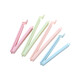 Shantou Lincun plastic sealing clip food preservation clip kitchen snack sealing clip tea milk powder bag clip small light green 15 pieces sealed