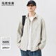 MARK FAIRWHALE long-sleeved shirt men's winter high-end shirt men's trendy brand casual top men's jacket men's beige XL