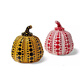 Yayoi Kusama Pumpkin Ornament Sculpture with dense polka dots, 16x18cm, yellow and black, low price, rechargeable model, mind buying with caution