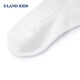 E LAND KIDS children's clothing girls socks 26 spring and summer new college style lace bow mid-calf socks Ivory ivory/39 10-12 years old