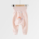 GARDEN CITY baby home pants autumn and winter soft velvet cotton thermal pants for boys and girls high waist belly protection large PP pants pajamas bottoming long johns pink weight about 290g, can be worn alone at about 20 degrees 66 cm 6-8kg, the recommended weight is a fitted size