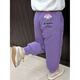 HAL.DUCK down pants for girls, winter Melody children's warm cotton pants, stylish white duck down thickened pants for baby girls, purple 100 cm (recommended height 90-98cm)