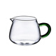 Zanghu Tianxia transparent heat-resistant glass fair cup with handle household thickened high temperature tea sea tea divider Kung Fu tea set accessories Cuiying fair cup 200ml