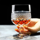 Yusenyi household high-end accessible high-end high-end crystal whiskey glass short brandy red wine glass cognac wine glass set single water drop 230ml 230ml 230 pieces single water drop 230ml