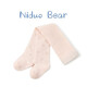 Nido Bear children's pantyhose summer baby stockings baby pantyhose outer wear white summer thin SL120 cream powder 1 piece 6-12 months (applicable to height 70-80)