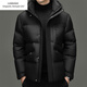 Emporio Armani EA7 Armani 90 белый утиный пух зимний деловой короткий пуховик мужской утолщенный теплый хлебный пуховик с капюшоном модный серый M 170 100-120Jin Jin равен 0,5 кг