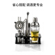 Stainless steel bartender shaker tool set glass hand shaker cocktail storage shelf shaker glass Boston mixer 600ml