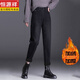 Hengyuanxiang Fashion Velvet Stretch Jeans Women's Loose 2026 New High Waisted Winter Slim Carrot Harlan Daddy Pants 1902 Black Velvet Trousers (Fleece Thickened) 29 Size Two Feet Two (110-120 Jin Jin is equal to 0.5 kg)