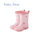 Nido Bear children's rain boots, girls' baby rain boots, children's water shoes, waterproof and non-slip, rain boots for primary and middle school children YX2412 summer colorful 14 cm suitable for feet 13cm long
