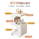 Special trolley for Yong Huan Beauty Salon, wooden movable care instrument storage rack, cosmetic hand push advanced tool cart, warm white 46x40x86CM, official standard configuration
