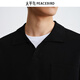 PEACEBIRD Men's Wear Shopping Mall Same Style Trendy Knitwear Fake Two-Piece Collar Sweater Men's B1EBG1220 Black 1 M