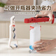 Bei Jingjie three-in-one bowl clip, anti-scalding clip, anti-slip silicone plate lifter, multi-functional bowl clip, steaming vegetable clip, lid opener, three-in-one anti-scalding clip, true red + milky white, 2 pieces
