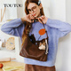 Toutou bag female crayon puppy shoulder armpit bag crossbody bag tote bag birthday horse year valentine's day gift for girlfriend