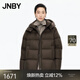 Jiangnan Buyi (JNBY) Bai Yueguang 25th winter new down jacket of the same style in the mall A-type loose side zipper 5X0C10110 201/Ancai M