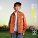 ASK JUNIOR children's clothing children's shirt spring clothing boys and girls contrasting color lapel long-sleeved shirt casual versatile jacket orange