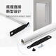 Hejiangong free-rotating folding magic door hardware accessories, inside and outside double-opening sliding rail revolving door, sky and earth axis hanging pulley, full set of magic door hardware