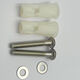 Pupan's new 304 stainless steel expansion toilet lid screw toilet fixing accessories universal bolt hinge nylon expansion bolt 2 pack