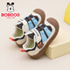 BOBDOG children's shoes mesh baby shoes children's functional shoes boys spring toddler shoes 102361009 meters / ancient tree brown 25