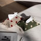 Yongfan original polka dot tassel tissue box paper storage bag bedside living room coffee table fabric decoration paper box secondhand high quality tissue set red polka dot tassel 16x23cm