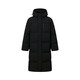 POLOWALK Men's Down Jacket 2025 Winter New Product 90 Duck Down Simple Hooded Long Down Jacket Dark Navy Filled Down Approximately 280g~392.7g M 170/M